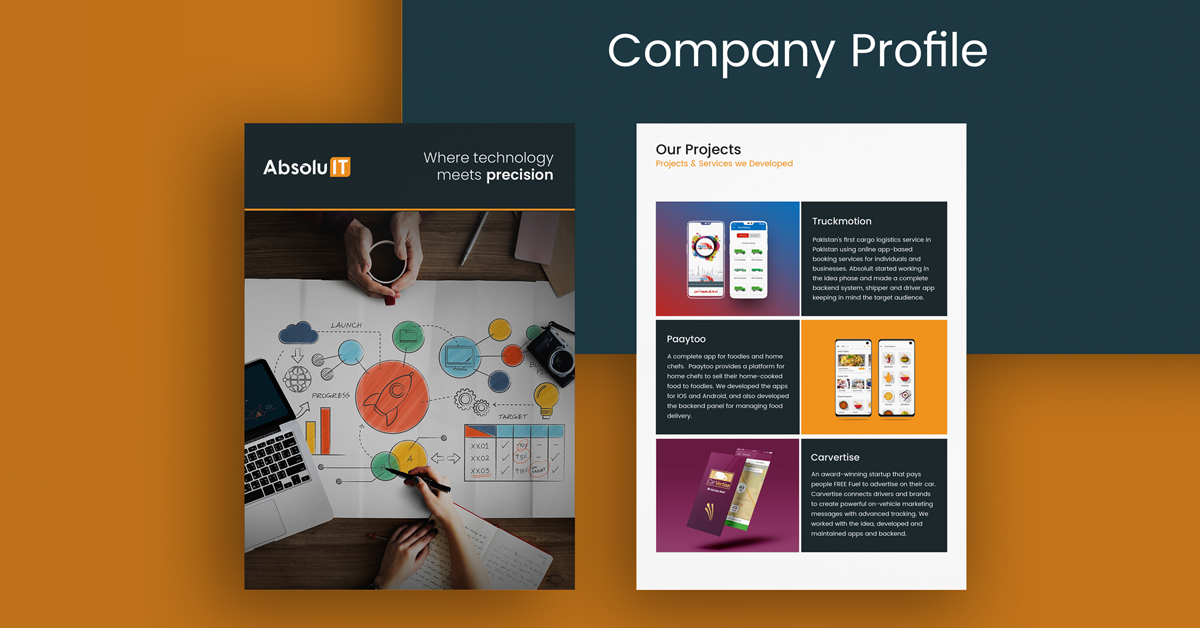 Make Company Profile Template Free Design Talk   Company Profile 1 